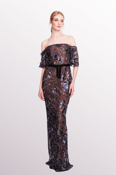 Embroidered Off-Shoulder Dress Embroidered Off-Shoulder Dress