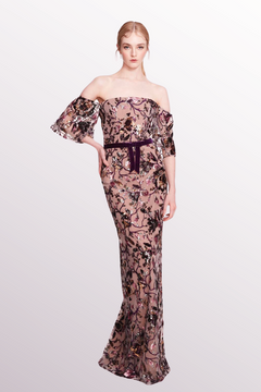 Embroidered Off Shoulder Dress Embroidered Off Shoulder Dress