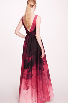Sleeveless V Neck Floral Dress Sleeveless V Neck Floral Dress