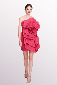 Sleeveless Flower Mini-Dress Sleeveless Flower Mini-Dress