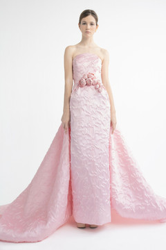 Strapless Gown with Tail Strapless Gown with Tail
