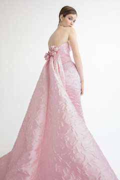 Strapless Gown with Tail Strapless Gown with Tail