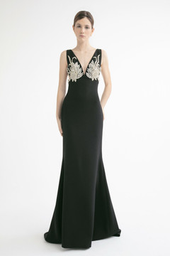 Open Back Embellished Gown Open Back Embellished Gown
