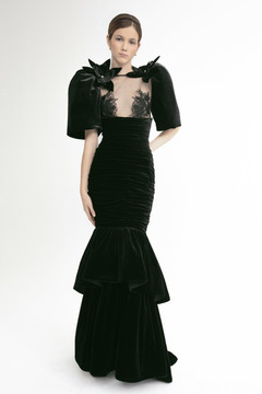 Puff Sleeve Blouse with Flared Skirt Puff Sleeve Blouse with Flared Skirt