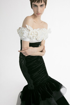Off Shoulder Top with Flared Skirt Off Shoulder Top with Flared Skirt