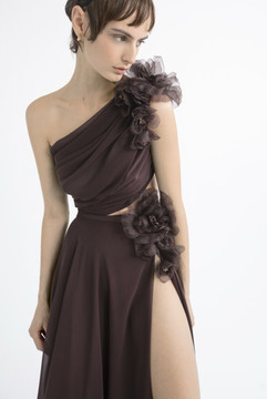 One Shoulder Top with Skirt One Shoulder Top with Skirt