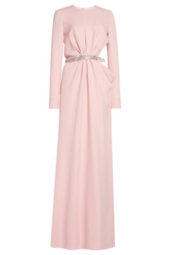 Cut-Out Crepe Gown Cut-Out Crepe Gown