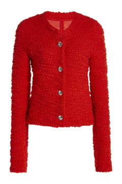 Textured Bouclé Jacket with Mini Skirt Textured Bouclé Jacket with Mini Skirt