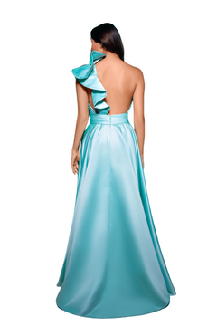 One-Shoulder Cut-Out Evening Dress One-Shoulder Cut-Out Evening Dress