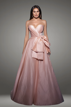 Sleeveless Taffeta Evening Gown Sleeveless Taffeta Evening Gown