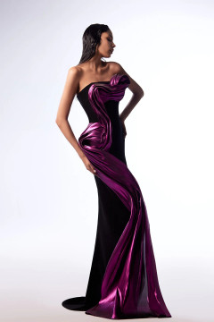 Strapless Dramatic Draping Gown Strapless Dramatic Draping Gown