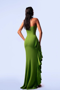 Strapless Heart Shaped Bodice Gown Strapless Heart Shaped Bodice Gown