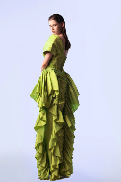 One-Shoulder Side Draped Gown One-Shoulder Side Draped Gown