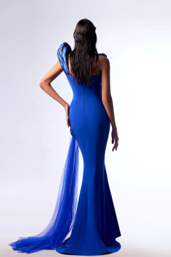 One-Shoulder Dramatic Draped Gown One-Shoulder Dramatic Draped Gown