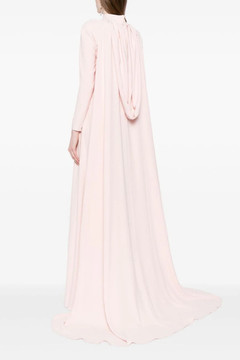 Crepe Kaftan with Organza Flowers Crepe Kaftan with Organza Flowers