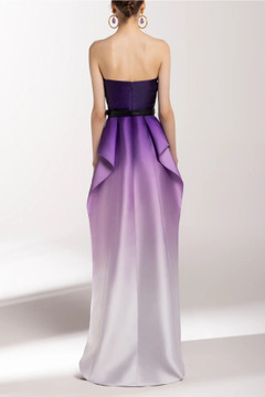 Mikado Strapless Gown with Beading Mikado Strapless Gown with Beading