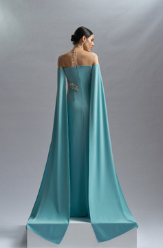 Lace and Crepe Kassandra Gown Lace and Crepe Kassandra Gown
