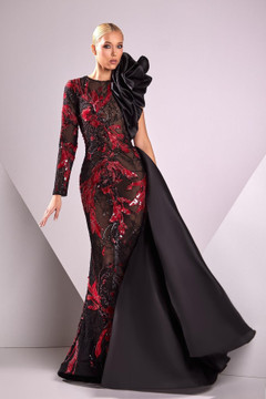Lace and Organza Gown Lace and Organza Gown
