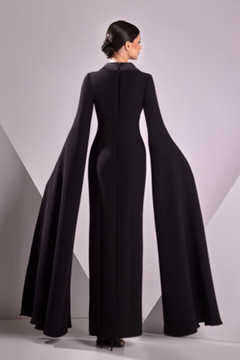 Crepe Cady and Satin Duchesse Gown Crepe Cady and Satin Duchesse Gown