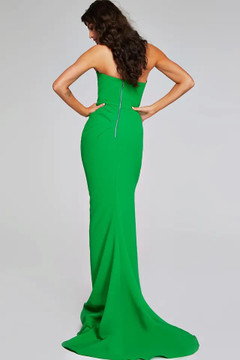 One Shoulder Mermaid Gown with Sweep Train One Shoulder Mermaid Gown with Sweep Train