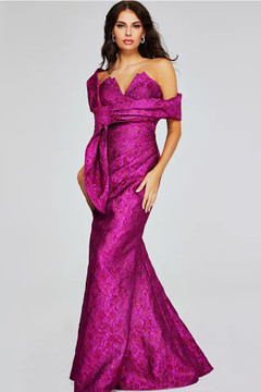 Strapless Printed Gown Strapless Printed Gown