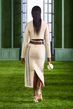 Cropped Tweed Jacket with Midi Skirt Cropped Tweed Jacket with Midi Skirt