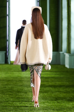 Oversized Tweed Bomber Jacket with Midi Dress Oversized Tweed Bomber Jacket with Midi Dress