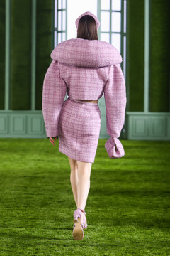 Cropped Tweed Jacket with Top and Skirt Cropped Tweed Jacket with Top and Skirt