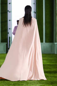 Crepe Gown with Cape Crepe Gown with Cape