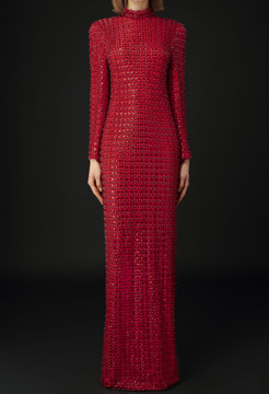 Star Gazer Long Sleeve Gown Star Gazer Long Sleeve Gown