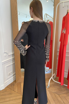 Margot Beaded Long Sleeve Gown Margot Beaded Long Sleeve Gown