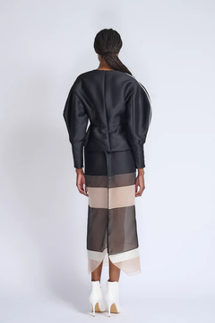 Onyx Gazar Top with Straight Skirt Onyx Gazar Top with Straight Skirt