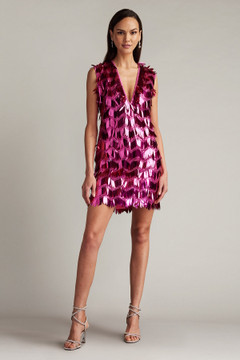 Eris Sequin Fringe Mini Dress Eris Sequin Fringe Mini Dress