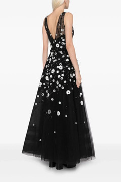 Tulle Ankle Length Dress with Beading Tulle Ankle Length Dress with Beading