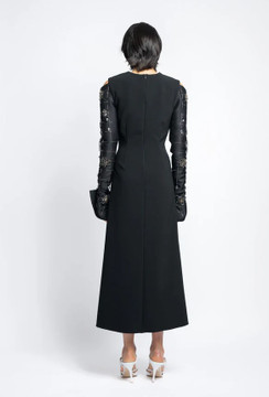 Crepe Cocktail Tunic Dress