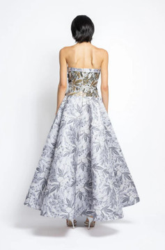 Jacquard Strapless Dress Jacquard Strapless Dress