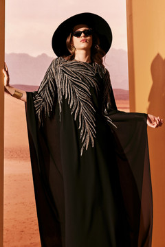 Kimono-Like Tulle Gown Kimono-Like Tulle Gown