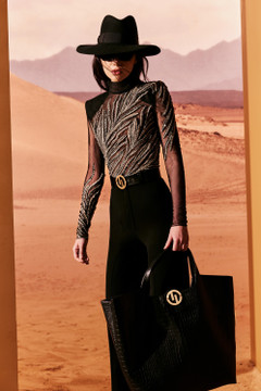 Tulle Shirt with Silk Trousers Tulle Shirt with Silk Trousers