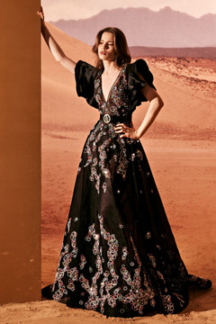 Organza and Tulle A-Line Gown Organza and Tulle A-Line Gown