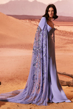 Corset Bodice Crepe Gown Corset Bodice Crepe Gown