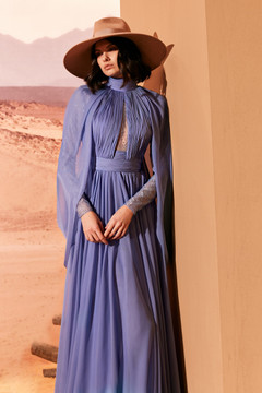 Muslin Cape Gown Muslin Cape Gown