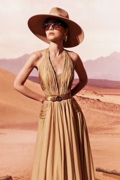 Pleated Muslin Gown Pleated Muslin Gown