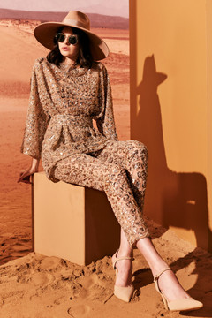 Sequined Tulle Shirt with Trousers Sequined Tulle Shirt with Trousers