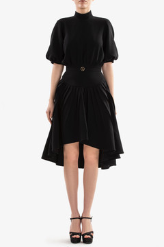 Crepe Short Dress Crepe Short Dress