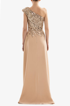 One-Shoulder Sequin Gown One-Shoulder Sequin Gown