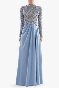Long Beaded Gown Long Beaded Gown