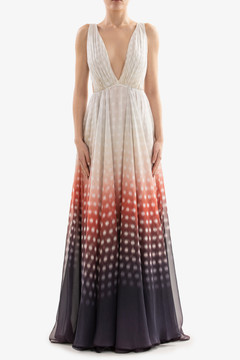 Gradient Print Gown Gradient Print Gown