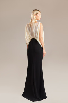 Sleeveless Draped Gown Sleeveless Draped Gown