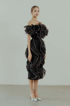 Ruffled Midi Dress Ruffled Midi Dress