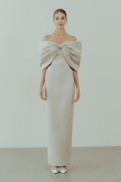 Bow Sleeve Gown Bow Sleeve Gown